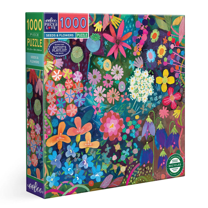 Seeds and Flowers 1000 Piece Puzzle
