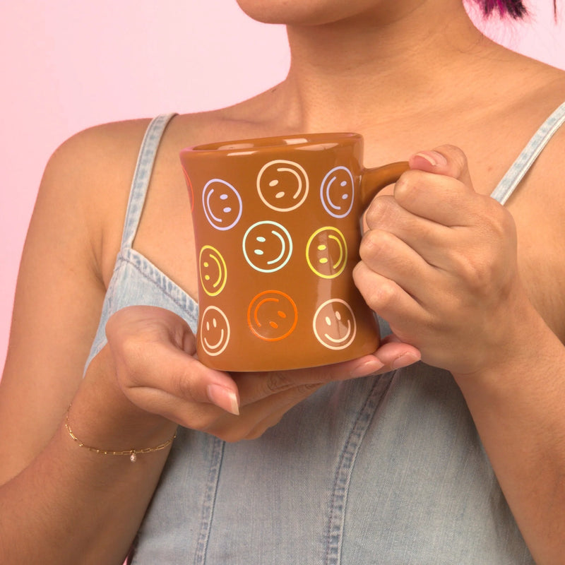 Smiley Faces Diner Mug