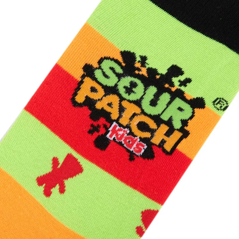 Sour Patch Striped Crew Socks