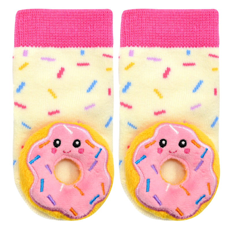 Donut Boogie Toes Rattle Socks