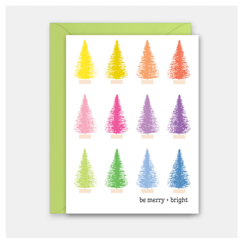 Bottlebrush Trees Holiday Card