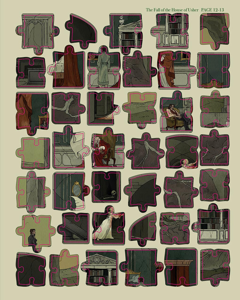 Sticker Jigsaw: The Edgar Allan Poe Collection