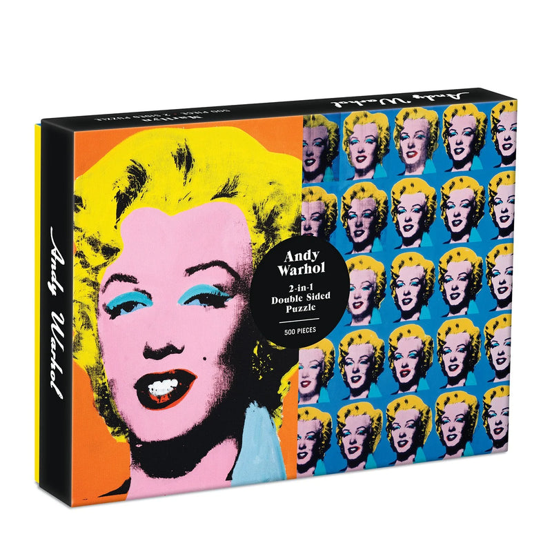 Andy Warhol Marilyn Double-Sided 500 Piece Puzzle