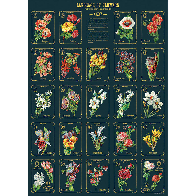 Language of Flowers Chart