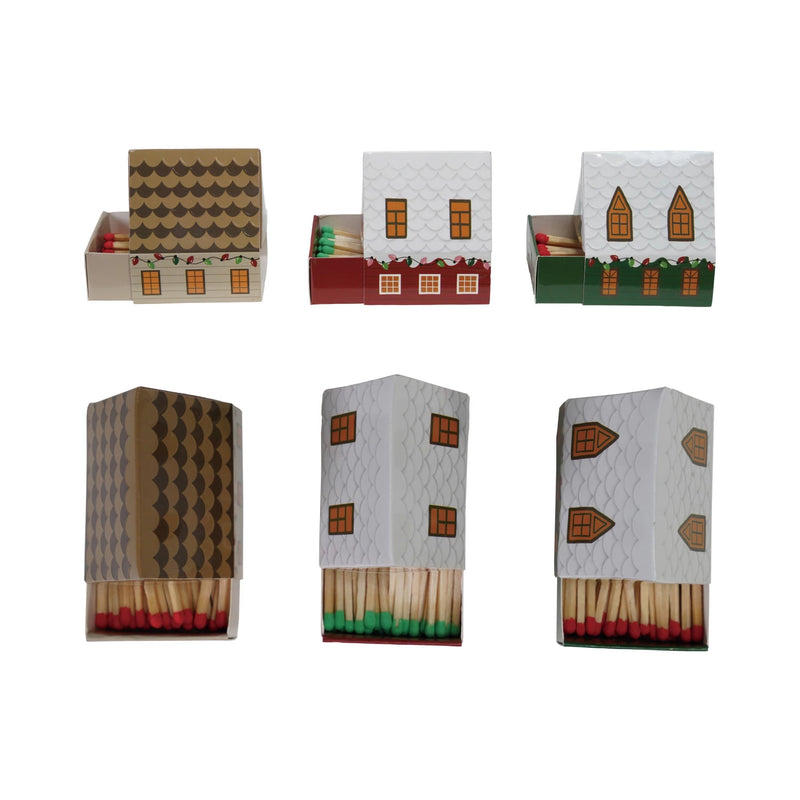 Safety Matches in House Shaped Matchbox (Assorted)