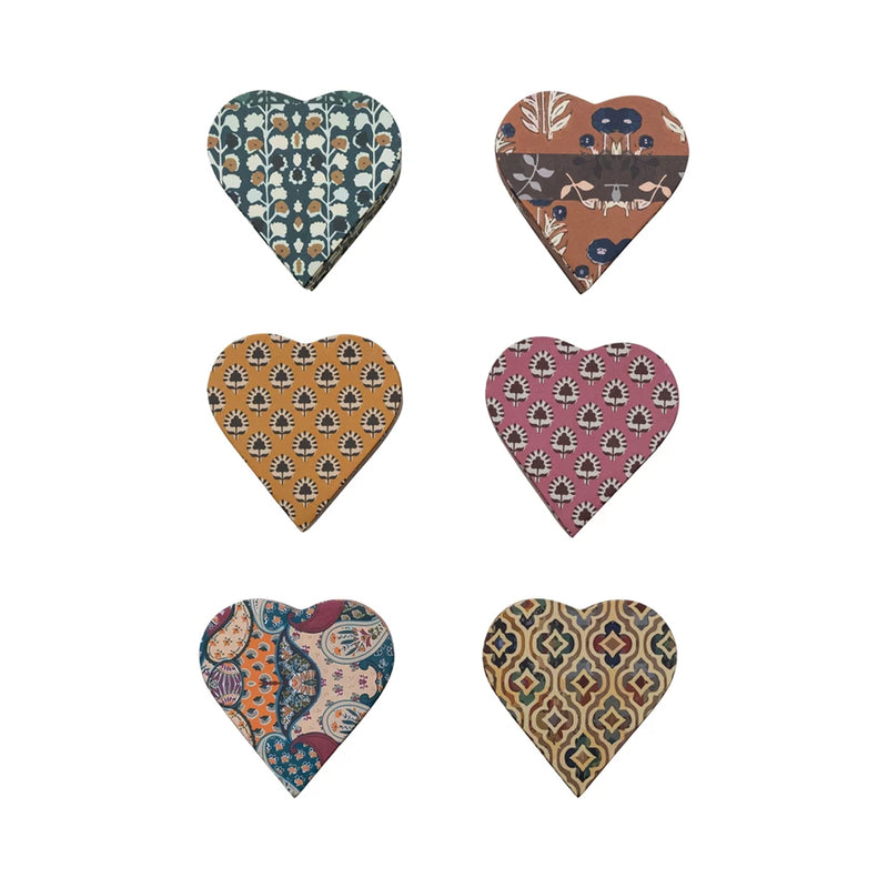 Recycled Paper Heart-Shaped Gift Box (Assorted)