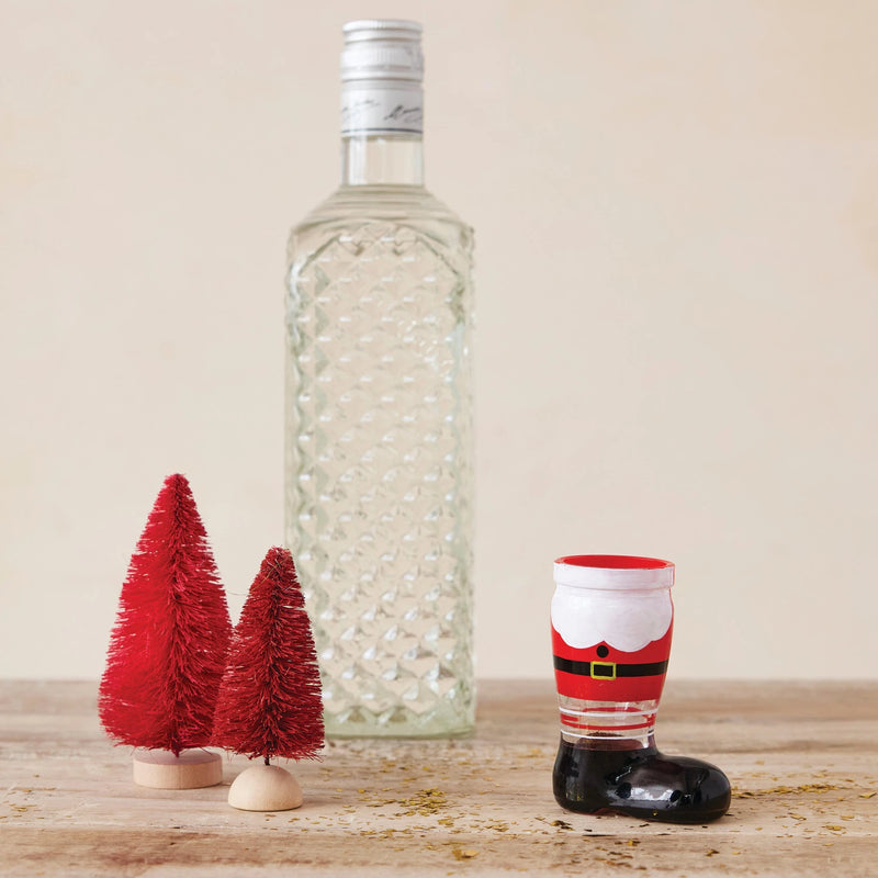 Santa Boot-Shaped Shot Glass