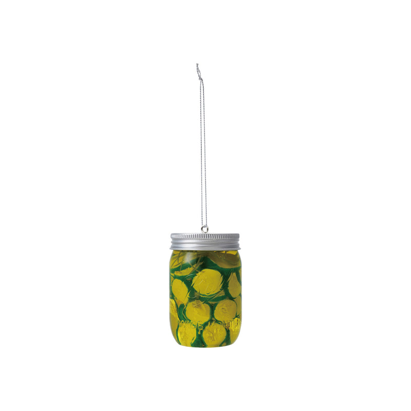 Glass Pickle Jar Ornament