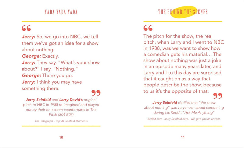 "Yada Yada Yada": The Little Guide to Seinfeld