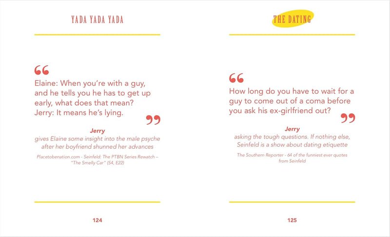 "Yada Yada Yada": The Little Guide to Seinfeld
