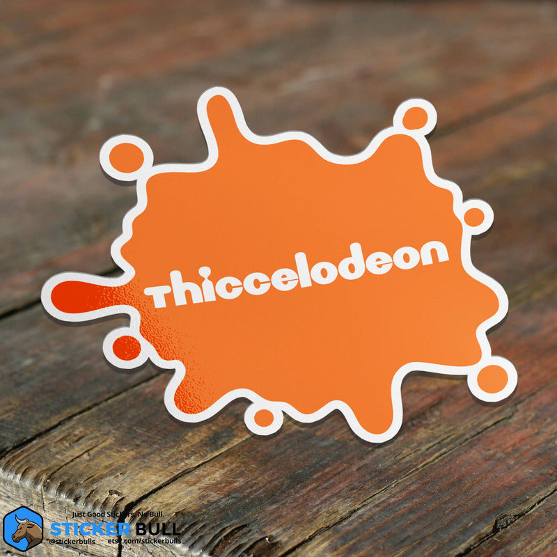 Thiccelodeon Sticker