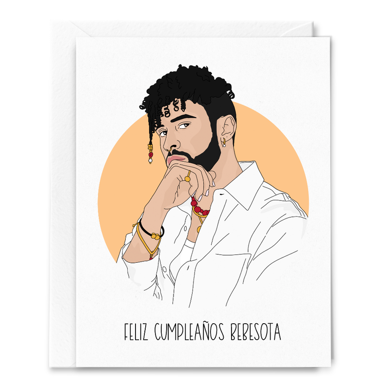 Feliz Cumpleaños Bebesota Bad Bunny Card