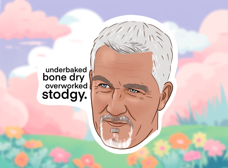 Paul Hollywood Critique Sticker