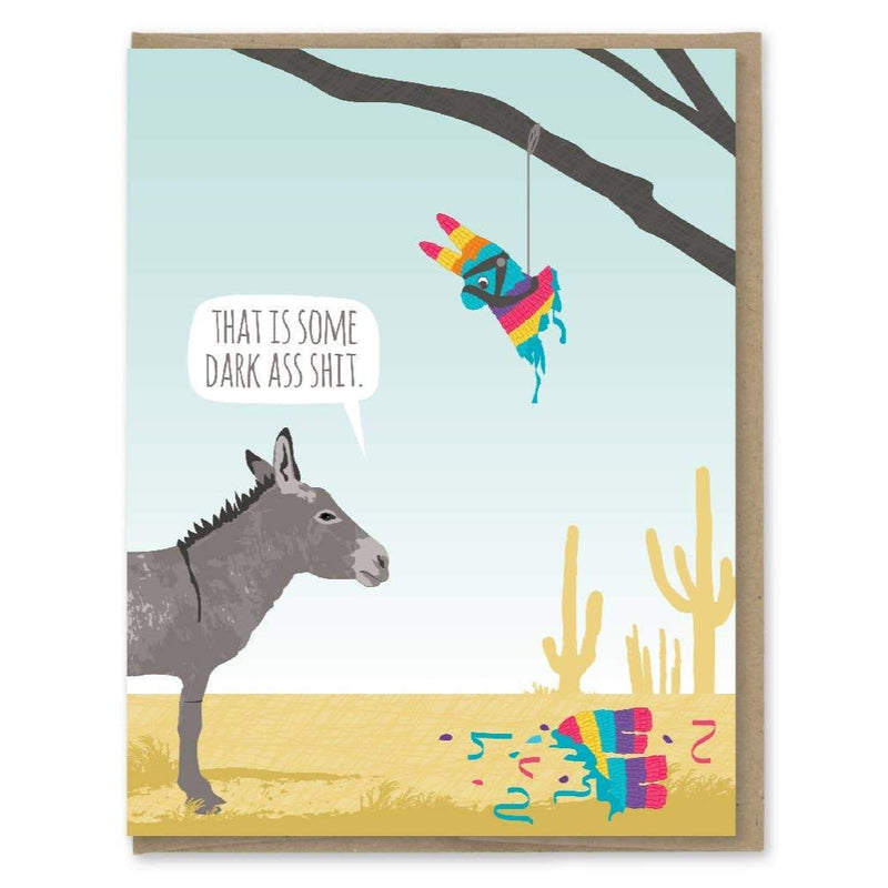 Donkey Piñata Card