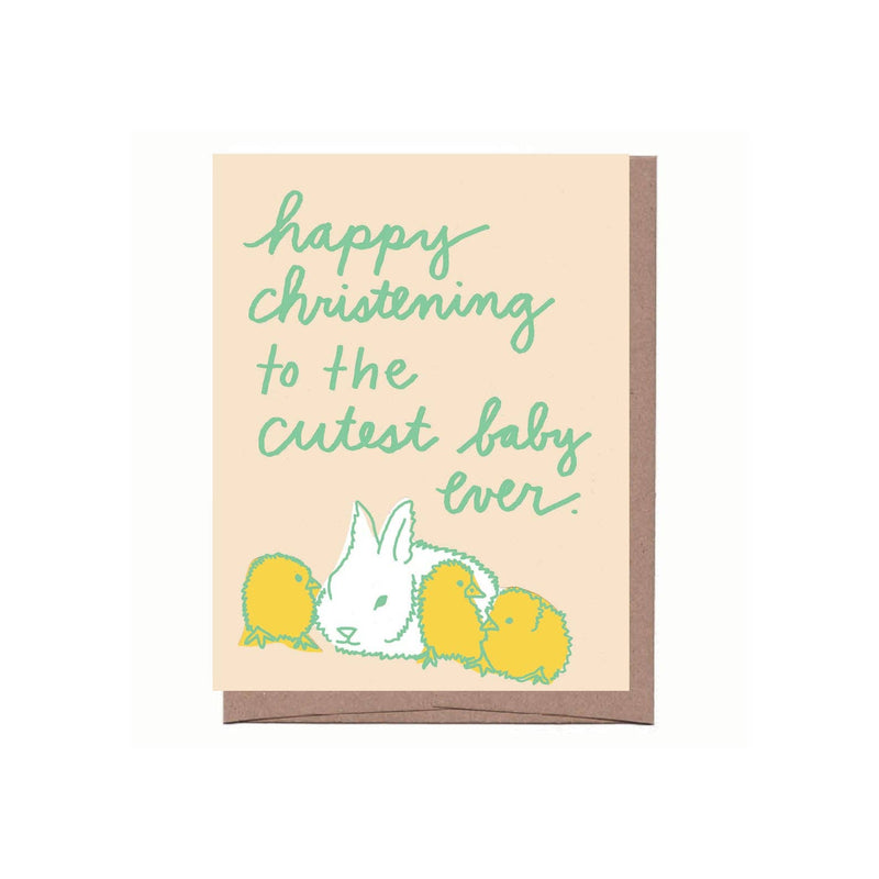 Cute Christening Card