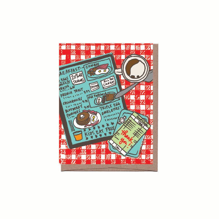 Diner Thank You Card - Box of 6