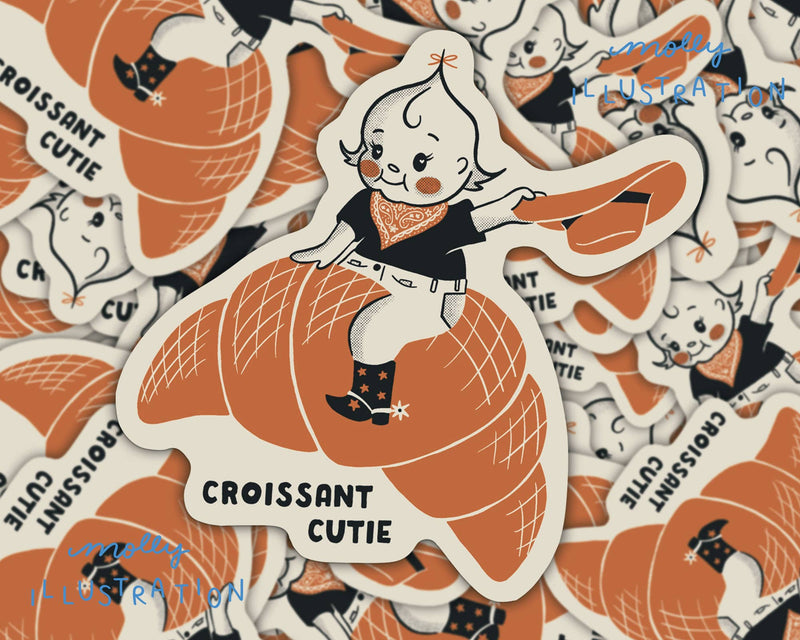 Croissant Cutie Sticker