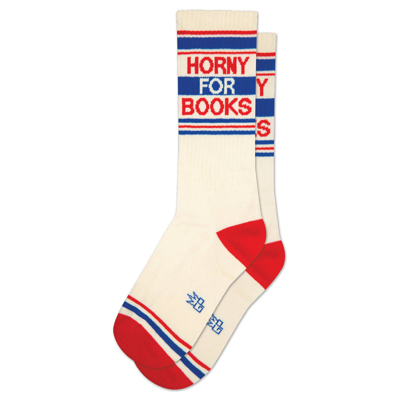 Horny For Books Gym Socks