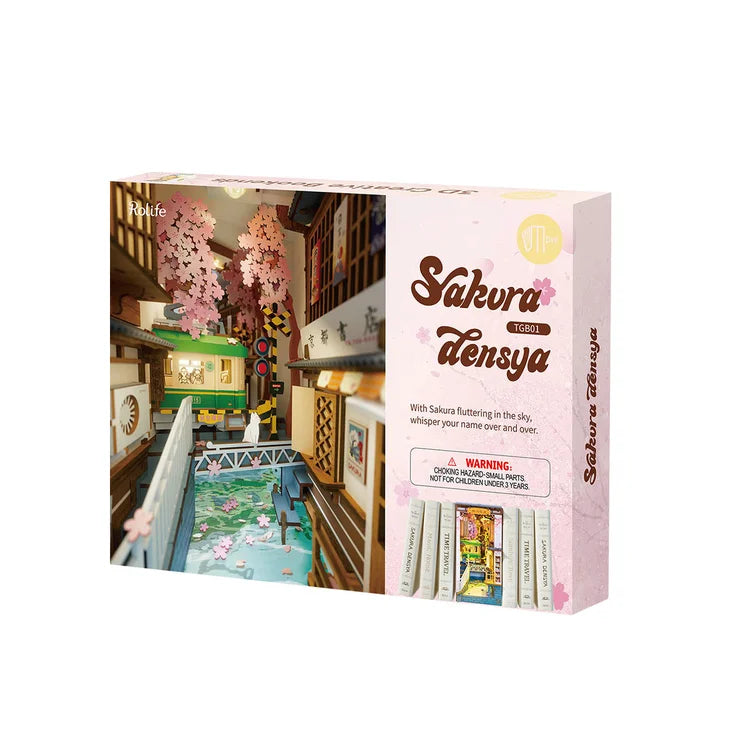 Sakura Densya Tram DIY Book Nook Kit