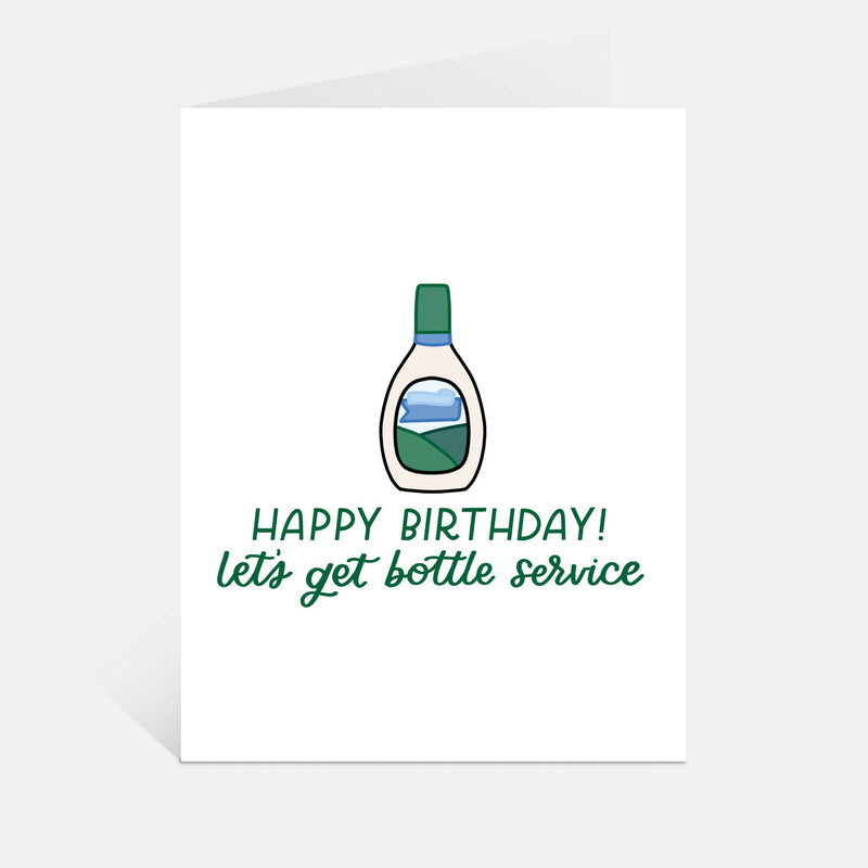 Bottle Service Ranch Birthday Card