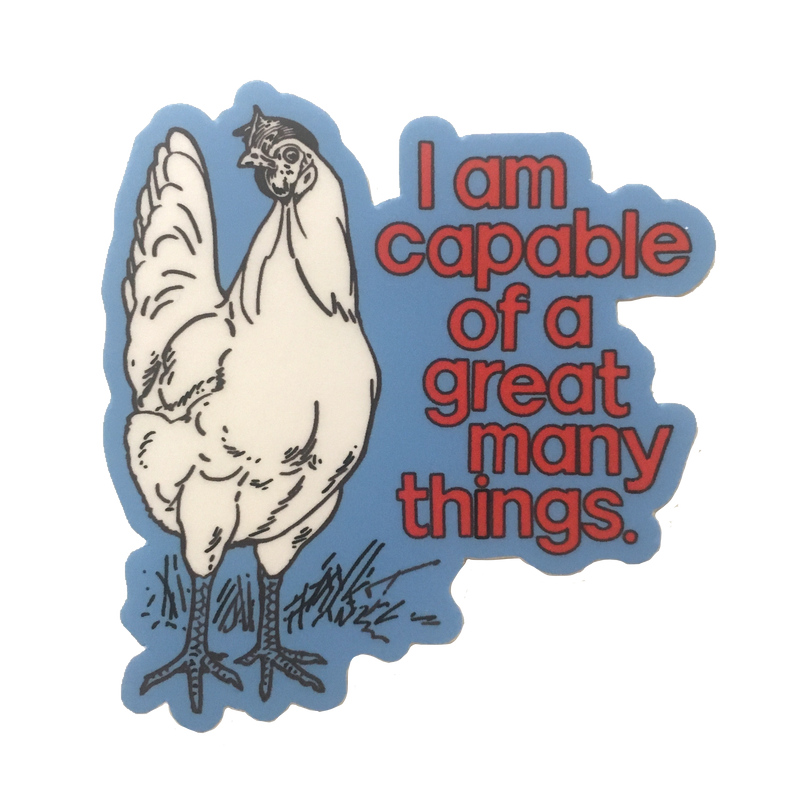 The Positive Chicken Sticker
