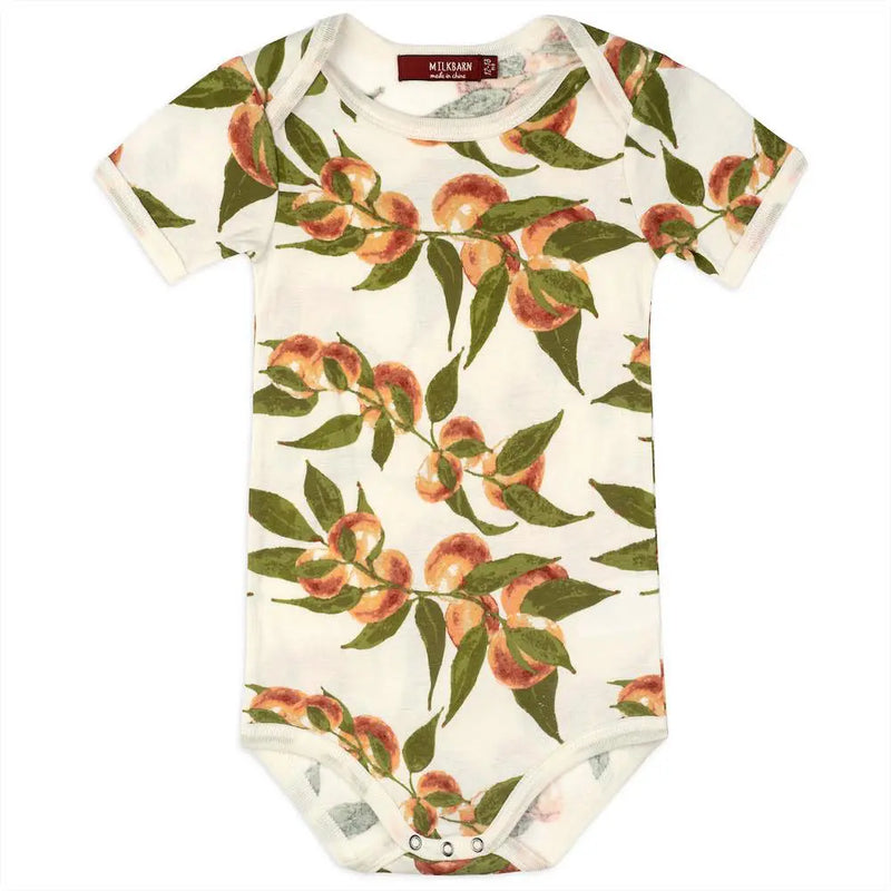 Peaches Short Sleeved Onesie