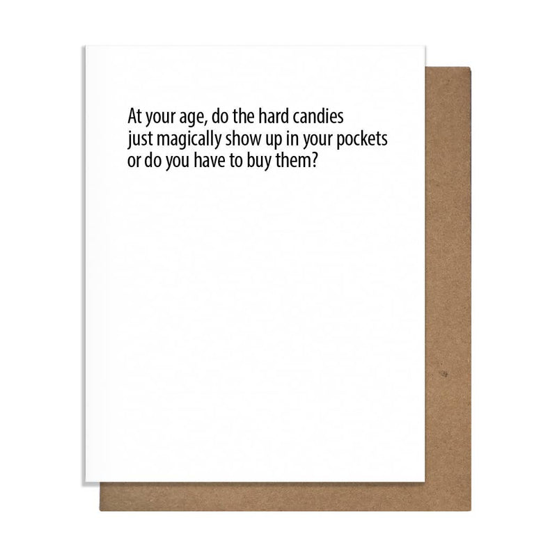 Hard Candies Birthday Card