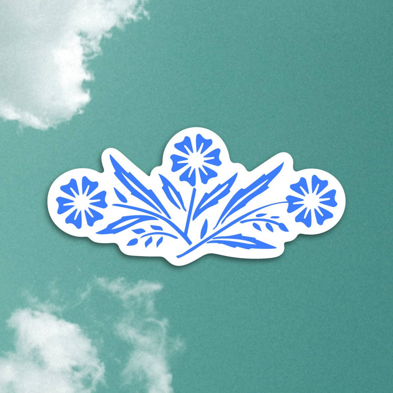 Corningware Blue Cornflower sticker