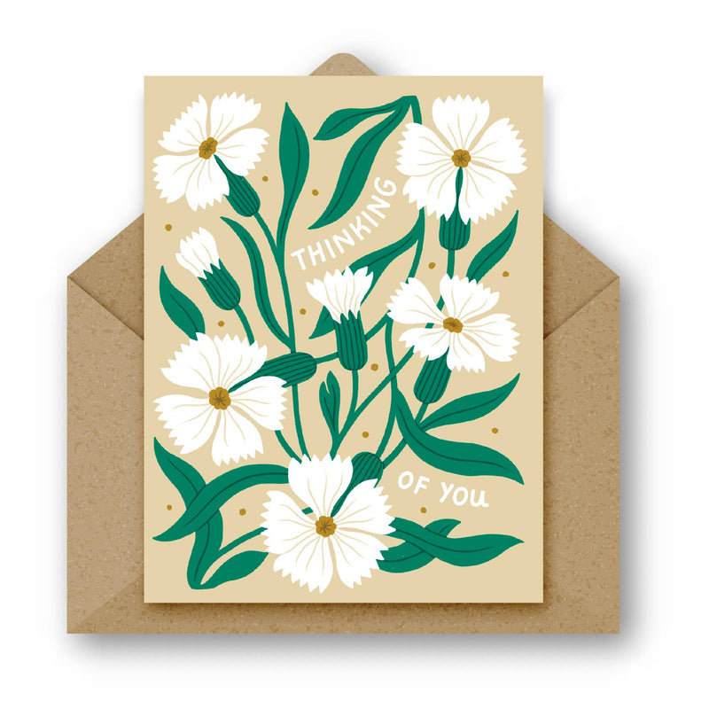 Thinking Of You Floral Card