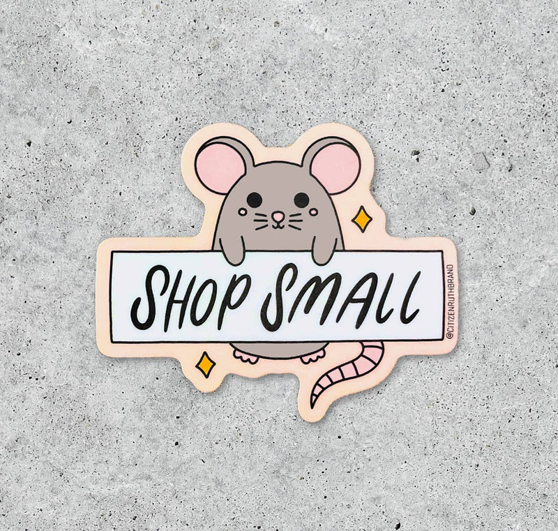 Shop Small Tiny Mouse Sticker