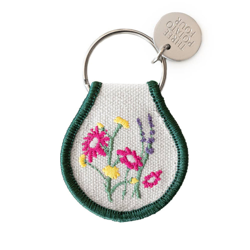 Bouquet Patch Keychain