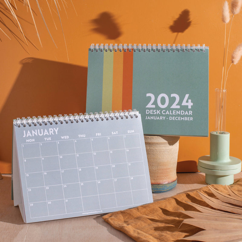 Surf Minimalist 2024 Desk Calendar