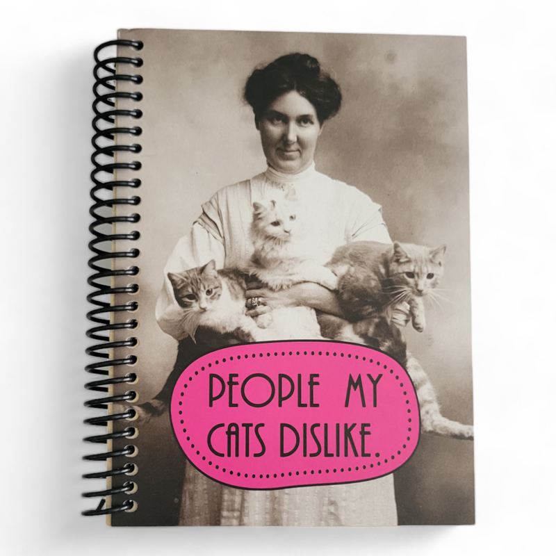 People My Cats Dislike Blank Notebook