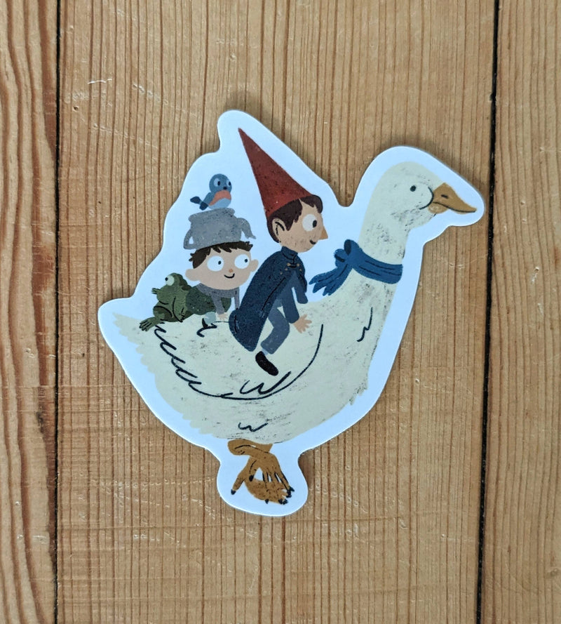 Over the Garden Wall Goose Sticker