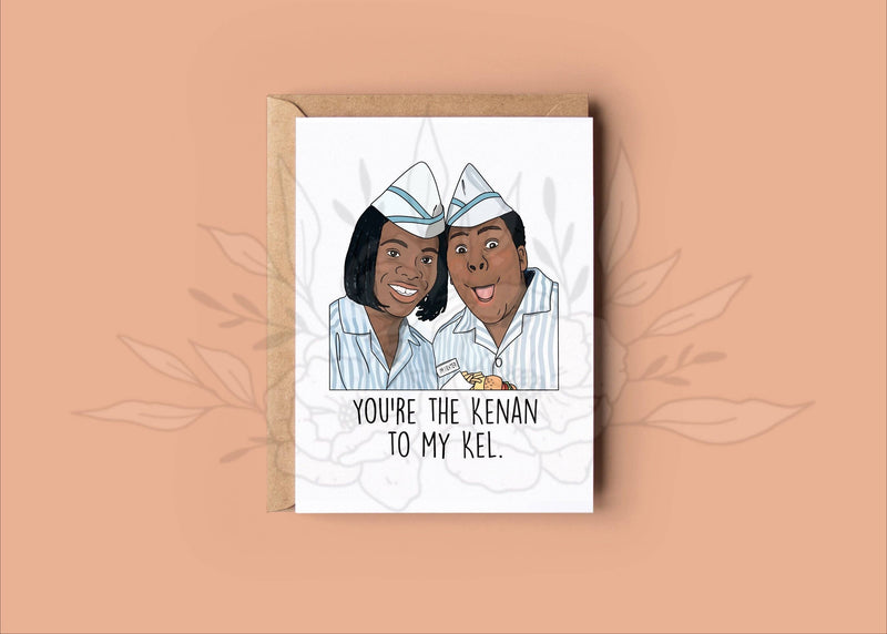 SNL Kenan and Kel Best Friends Card
