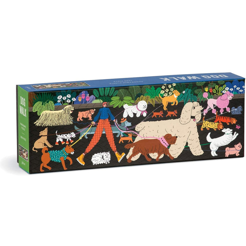 Dog Walk 1000 Piece Panoramic Puzzle