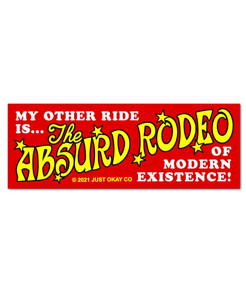 Absurd Rodeo Bumper Sticker