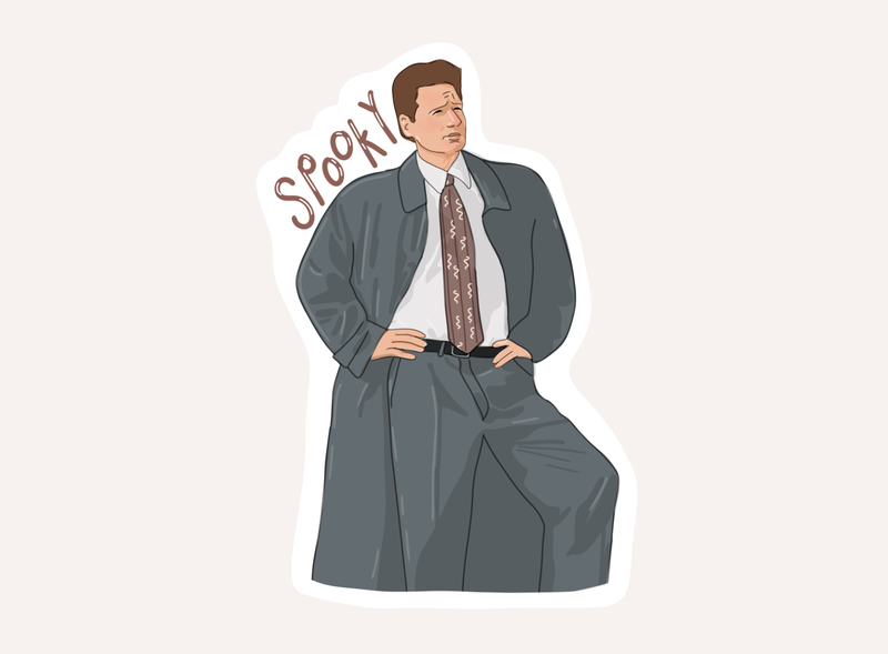 X-Files Mulder Sticker