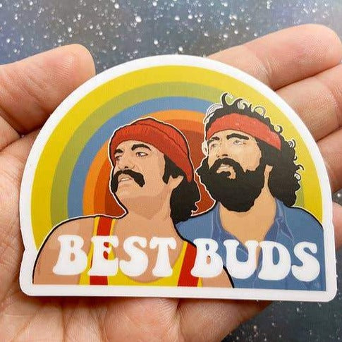 Cheech and Chong Best Buds Sticker
