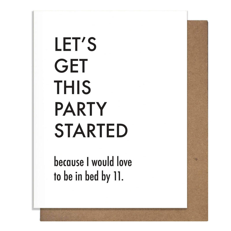 Party Started Card