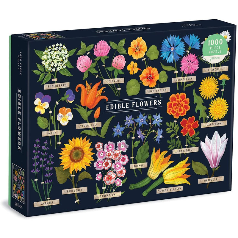 Edible Flowers 1000 Piece Puzzle