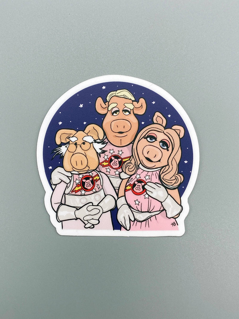 Pigs In Space Sticker - The Muppets