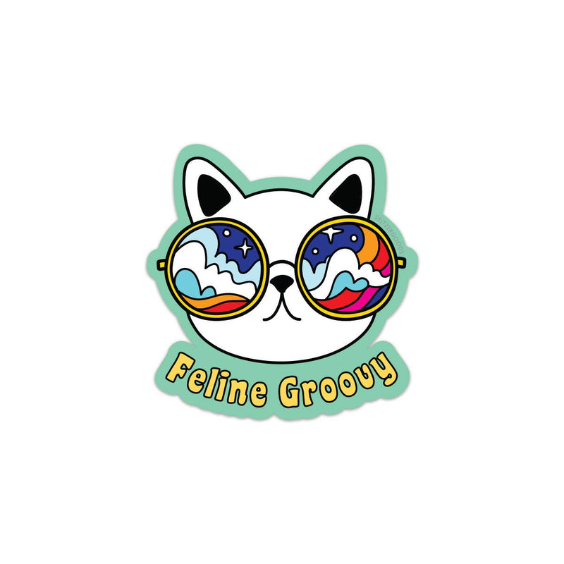 Feline Groovy Sticker