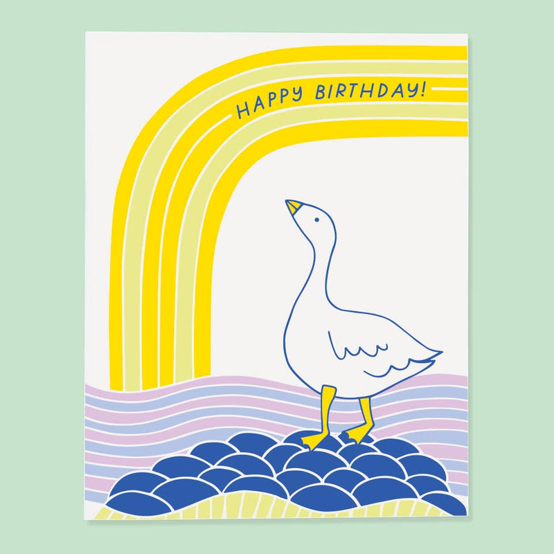 Goose Birthday Card