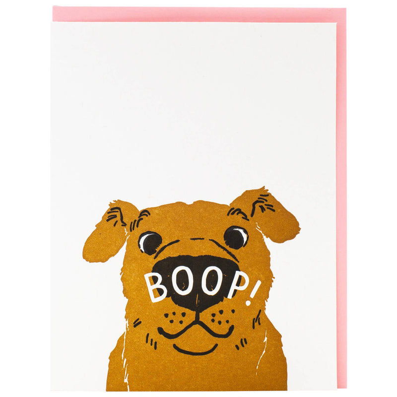 Nose Boop Dog Friendship Card