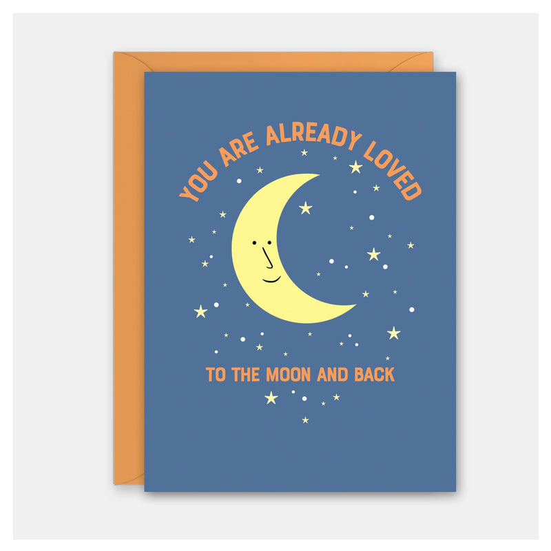 Moon Baby Card