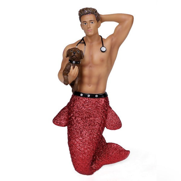 Dr. Pet-A-Vet Merman Ornament