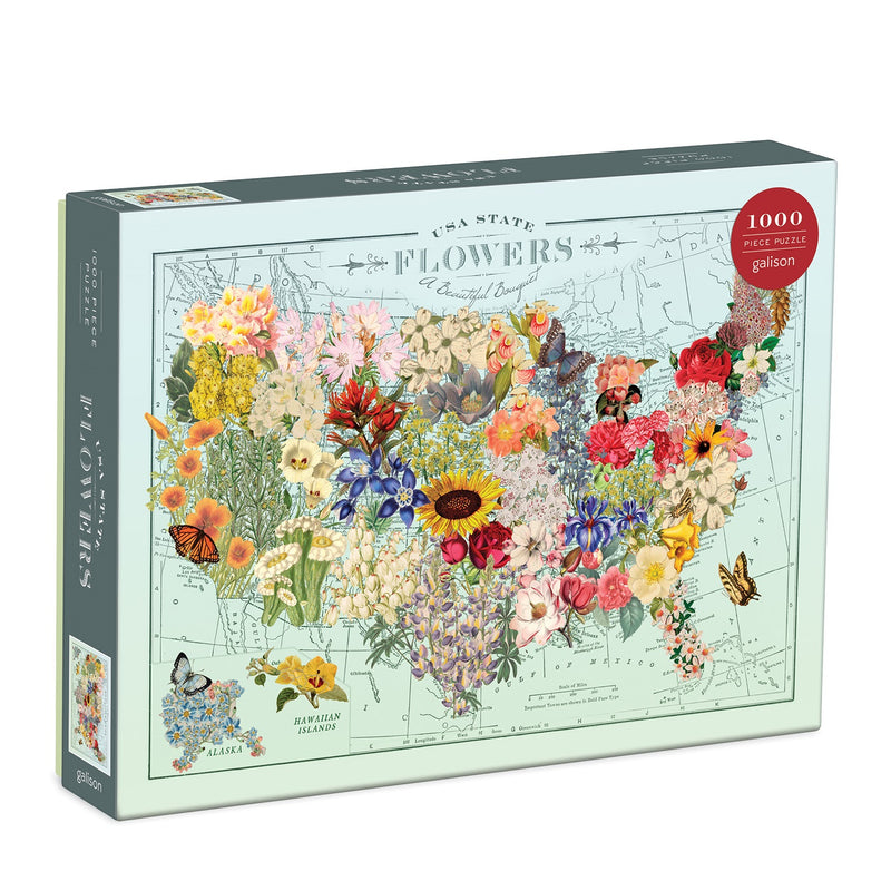 USA State Flowers Puzzle