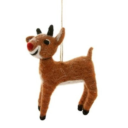 Rudolph Felt Ornament