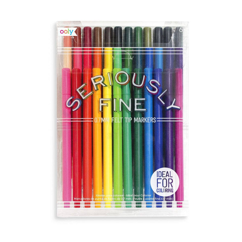 Seriously Fine Felt Tip Markers - Set of 36